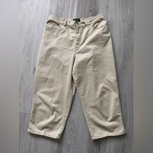 Ralph Laurent capri‎  Khaki Relaxed Trousers